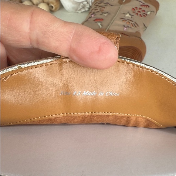 Dolce Vita Women's Lassie Western Boot Sz 8.5 Tan/ Multi - Picture 8 of 12